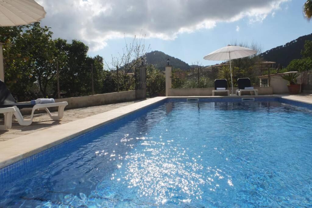 Villa Maria, Bonita Casa Con Jardin Y Piscina Privada En Andratx Exterior foto